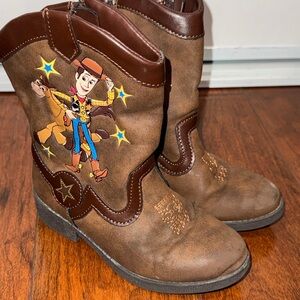 Disney PIXAR Toy Story Woody & Bullseye Western Cowboy Boots US 10